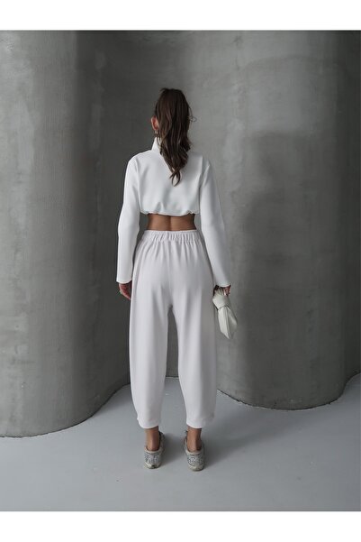 Paw Garage Pantaloni Skye Soft Modal pentru femei, cu legături la picioare