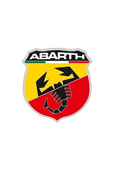 Generic Brand Embossed New Style Abarth Engine and Car Sticker Measuring 8X8....