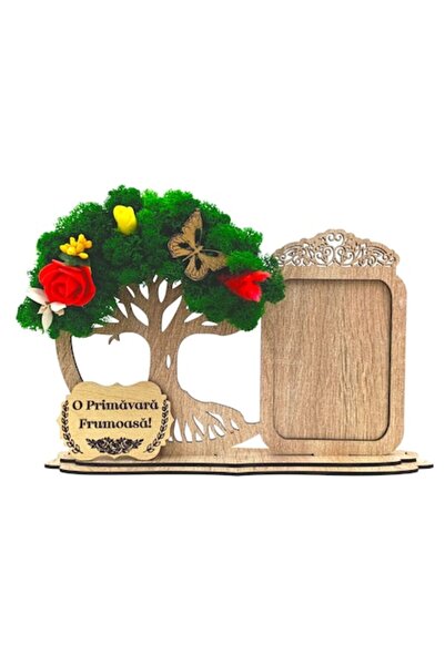 OEM Ramă foto,Copacul Vieții și licheni„O primăvară frumoasă!” mama/femeie/NA...