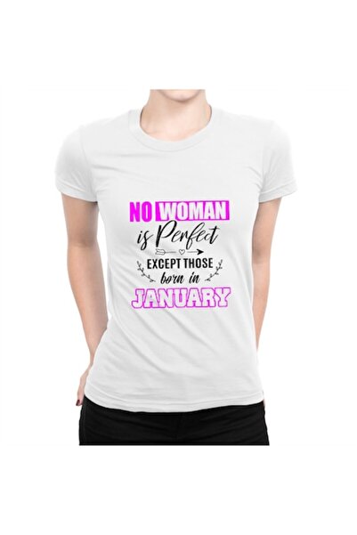 adler Tricou „NICIO FEMEIE NU E PERFECTĂ, CU EXCEPTIA CELELOR NĂSCUTE ÎN IANU...