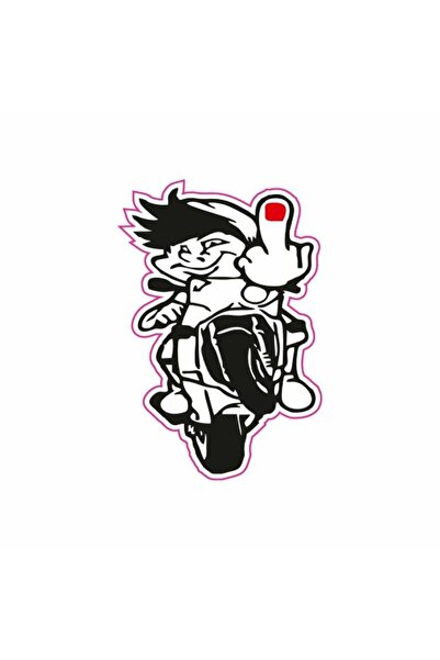 Generic Brand Embossed Children's Finger Motor and Car Sticker Measures 5.5X8 cm