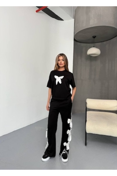 OEM Black Tracksuit with Bows - Size S (INTL)