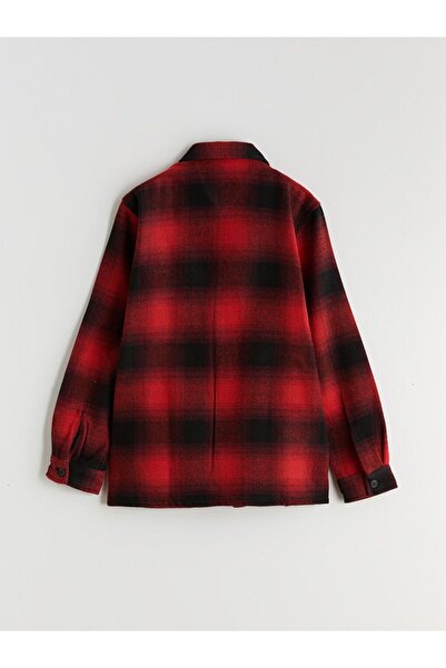 LC Waikiki Lcw Kids Plaid Boy's Shirt Jacket