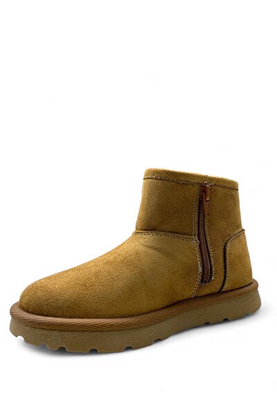 pepino 2096 Girl's Tan Suede Fur Lined Boots