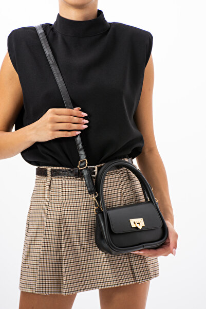 Judour Bags حقيبة يد وكتف صغيرة الحجم مع تفاصيل القفل