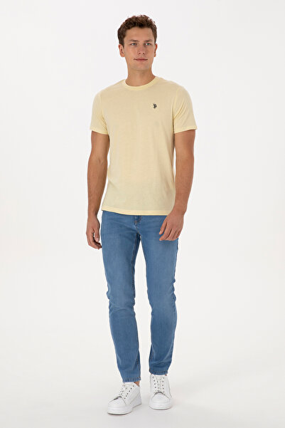 U.S. Polo Assn. Men's Light Khaki Basic T-Shirt 50298015-Vr183