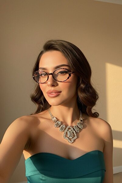 Goldmine نظارات نسائية بيضاوية الشكل من Tommy Blueblock للحماية من الضوء الأزرق، نظارات ليوبارد