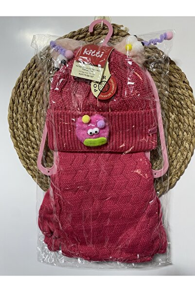 Kitti Scarf, Beanie, Glove Set, Set of 3, Premium Quality, Anti-Pilling Yarn Quality, Winter