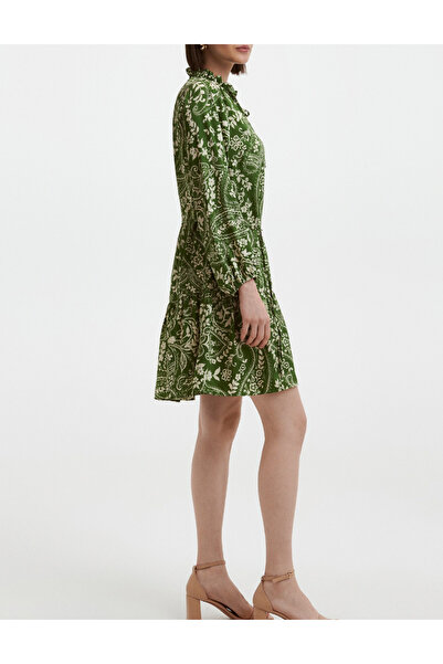 Reserved rochie mini, verde