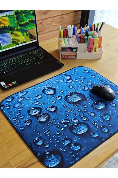 sgeteknoloji Sge Technology 55X45 cm Water Drop Anti-Slip Base Speed Surface Gamer Mouse Pad Gaming Pad