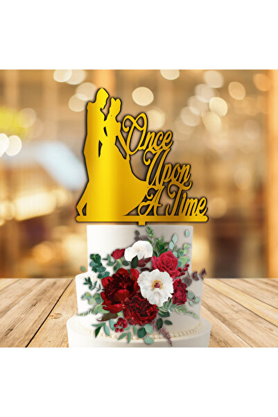 Bloom Atelier Cake Topper Miri Once upon a time, Oglinda Acrilica Auriu