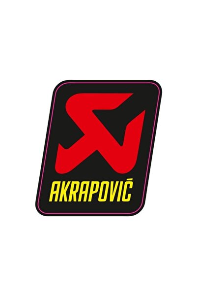 Generic Brand Embossed Akrapovic Motor & Auto Sticker 5X5.5 cm - Stylish and ...