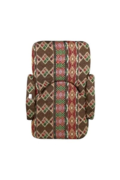 Generic Folding floor chair with armrest, comfortable for sitting and relaxing, ideal for home and travel, size 55 x 50 x 50 cm