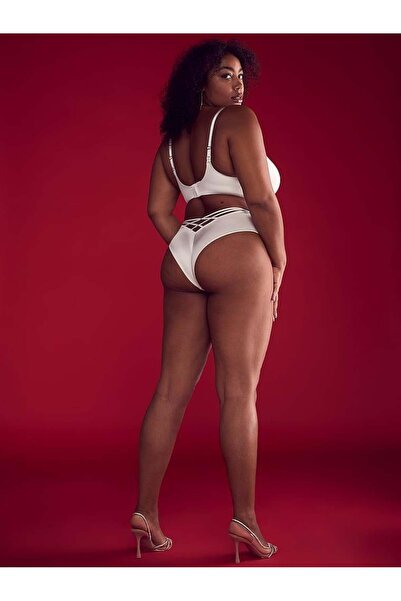 Victoria's Secret Deep Leg Cut Cheeky Panties with Back Strap