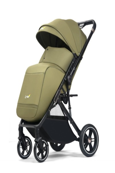 L-Sun Children's stroller, sports with sleeping position, folding trolley, footmuff and bag