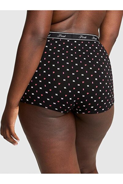 Victoria's Secret Chiloți talie înaltă Boyshort cu Micro Logo