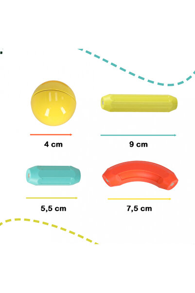 Ikonka Magnetic building set 64 blocks Multicolor