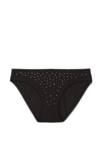 Victoria's Secret Stretchy Cotton Scatter Sparkle Bikini Briefs
