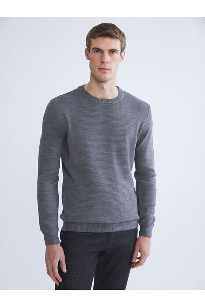 LC Waikiki Vizyon New Season Crew Neck Men's Knitwear Sweater