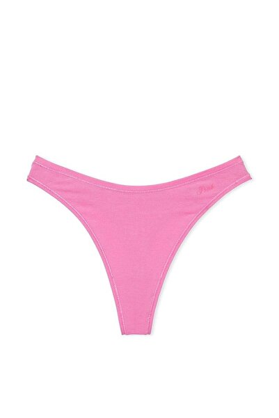 Victoria's Secret Cotton Deep Leg Cut Thong
