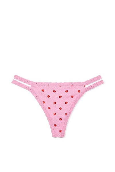 Victoria's Secret Wink lace strap thong