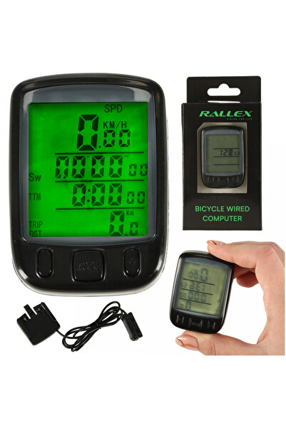 Ikonka Vitezometrul de bicicleta rezistent la apa cu ecran tactil LCD 25 in1