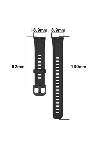 digital-play Curea de schimb pentru Huawei Band 8 - Neagră