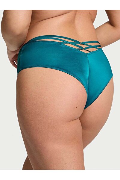 Victoria's Secret Chiloți Deep Leg croială Cheeky cu bretele la spate