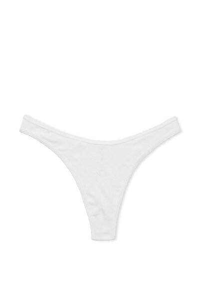 Victoria's Secret Cotton Deep Leg Cut Thong