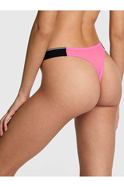 Victoria's Secret Deep Leg Cut Tulle Thong