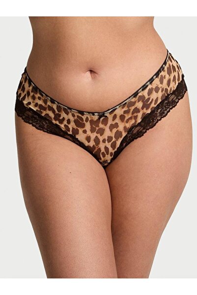 Victoria's Secret Lace Trimmed Tulle Cheeky Panties