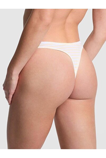 Victoria's Secret Cotton Deep Leg Cut Thong