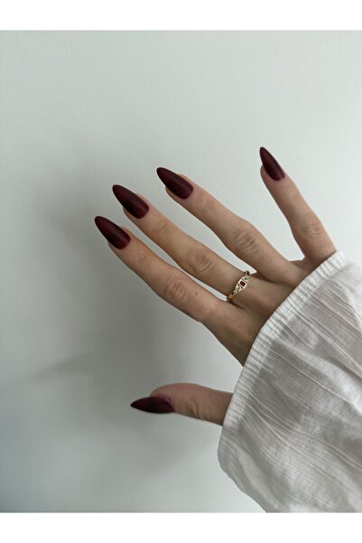 STOLIA Zirkon Taşlı Kararmaz Çelik Gold Kare Detay Yüzük