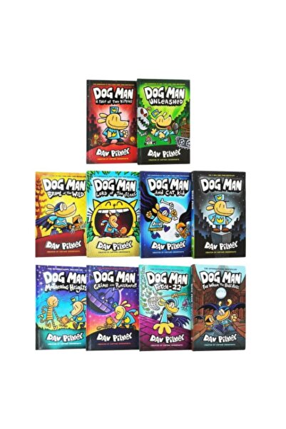 PHINDBOOKS Dog Man: The Supa Buddies Mega Collection: (Dog Man #1-10 Box Set)