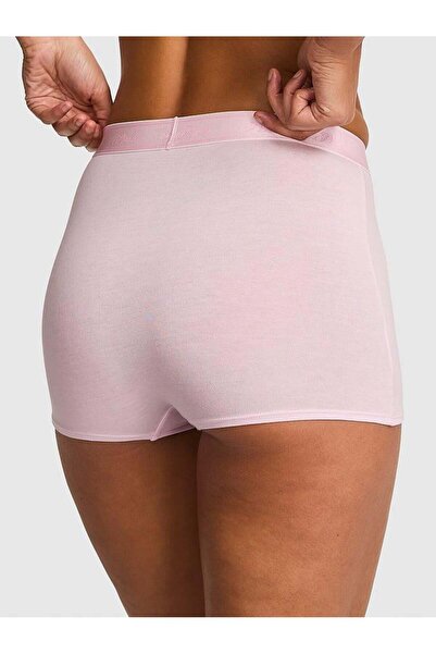 Victoria's Secret Βαμβακερό εσώρουχο με ψηλόμεσο σχήμα με λογότυπο