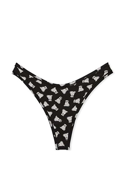 Victoria's Secret Cotton Deep Leg Cut Thong