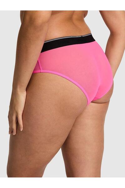 Victoria's Secret Tulle Hiphugger Panties with Logo