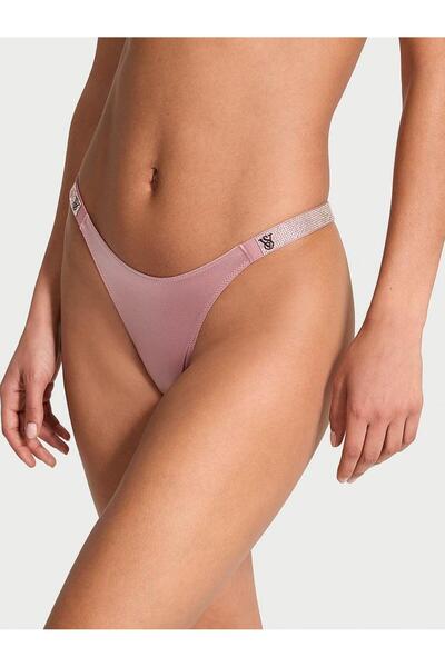 Victoria's Secret Chiloți brazilian cu bretele strălucitoare