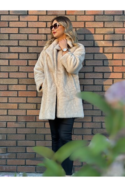 dörtelle Extra Soft Texture Plump Hooked Fur Coat