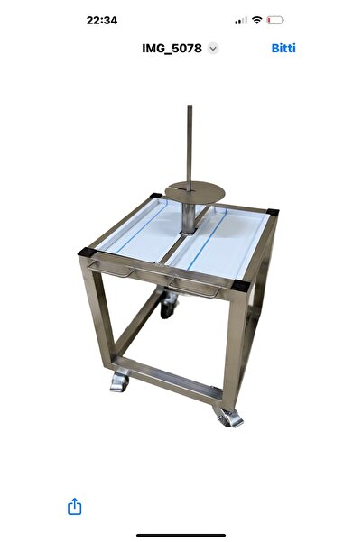 bermega Döner takma ve hazırlama taşıma arabası 304 Paslanmaz Çelik