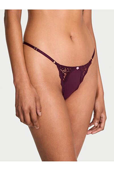 Victoria's Secret Adjustable V-String Panties with Lace
