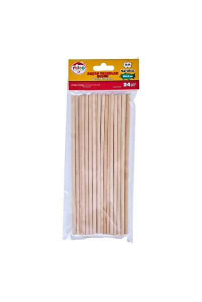 Mas Mileo Wooden Stick Round 5X200Mm Natural 1834