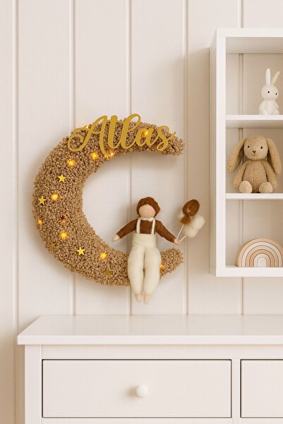 Bonika Ledli Keçe Bebek Kapı Süsü - Hastane Kapı süsü