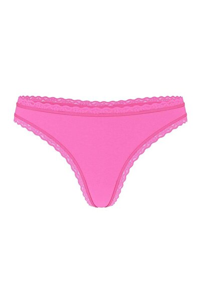 Victoria's Secret Stretchy Cotton Lace Waist Thong