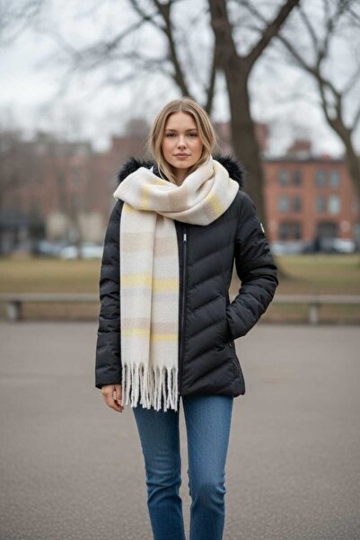 Bacoss Color Transitioning Puffy Soft Textured Scarf (Bc-1236)