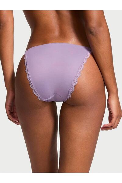 Victoria's Secret Lace Trimmed Adjustable Drawstring Bikini Panties