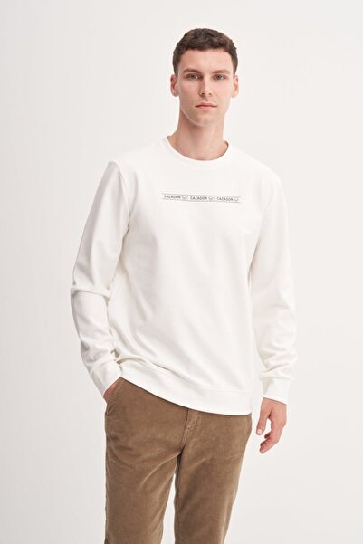 Cazador Men's Sweat 53270 Ekru