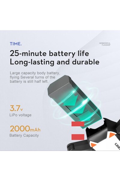 ALHENA Drone S2S – 8K (advertised), Altitude Hold, 3D View, Photo/Video, LED Lights, G-sensor, 3D