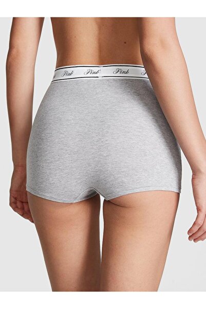 Victoria's Secret Chiloți talie înaltă Boyshort cu Micro Logo