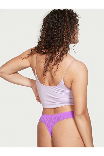 Victoria's Secret fără cusături Chiloți tanga texturat